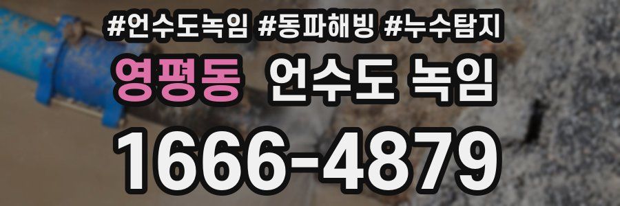 영평동 언수도 녹임