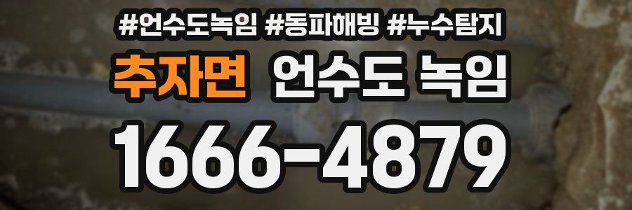 추자면 언수도 녹임