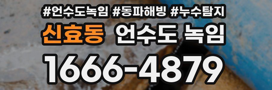 신효동 언수도 녹임