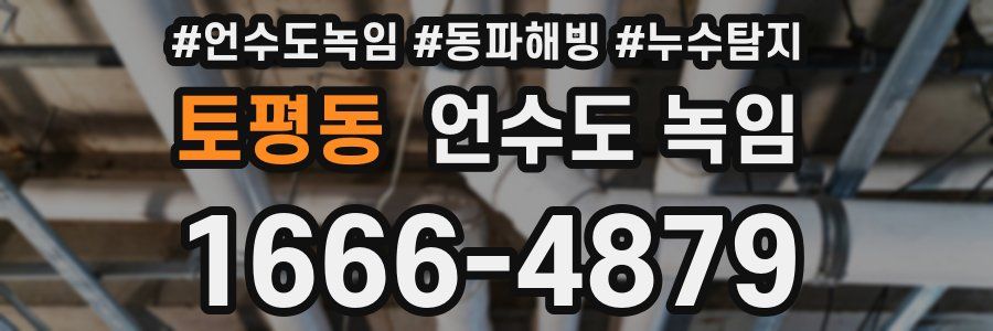 토평동 언수도 녹임