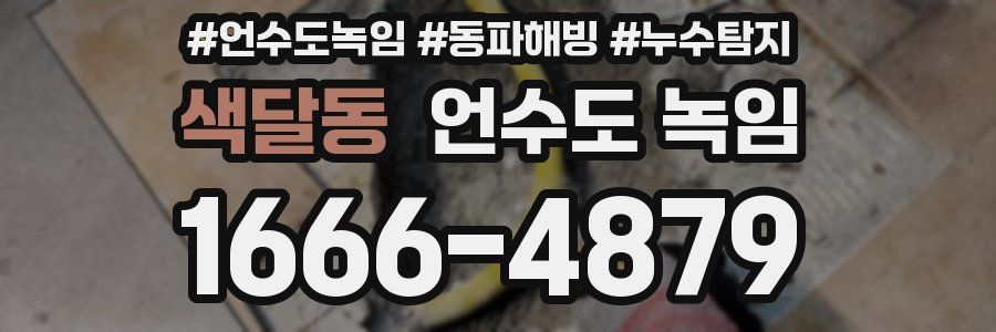 색달동 언수도 녹임