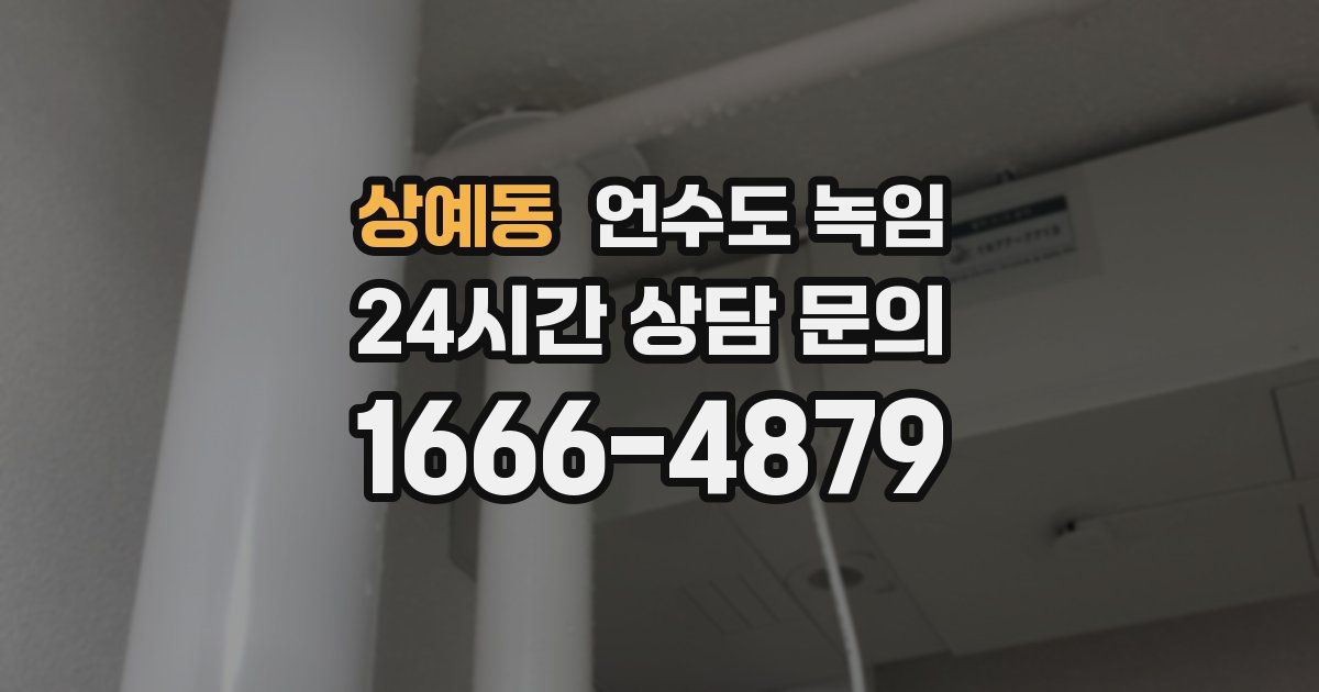 상예동 언수도 녹임