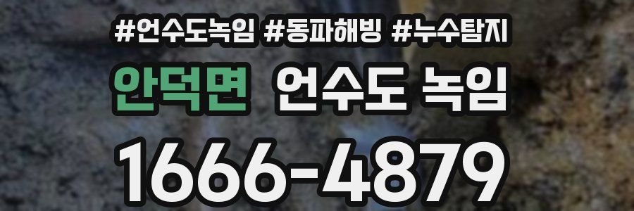 안덕면 언수도 녹임