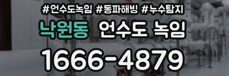 낙원동 언수도 녹임