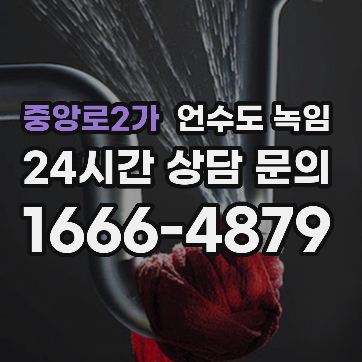 중앙로2가 언수도 녹임