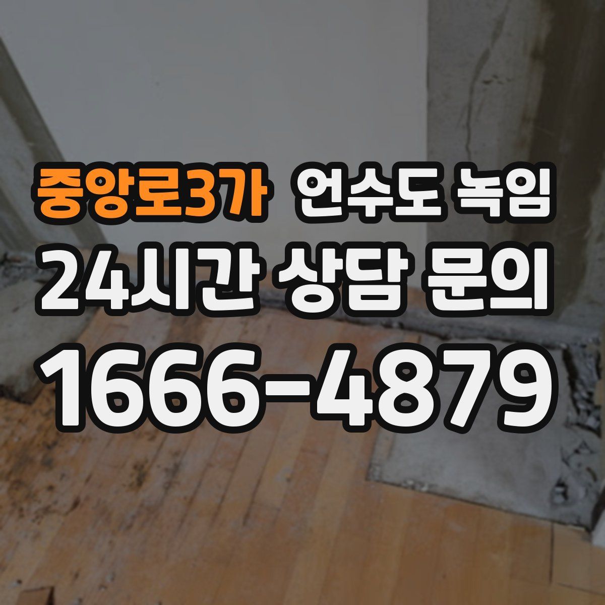 중앙로3가 언수도 녹임