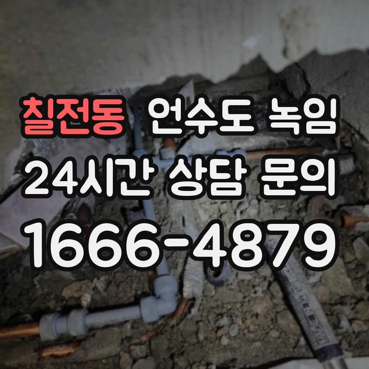 칠전동 언수도 녹임