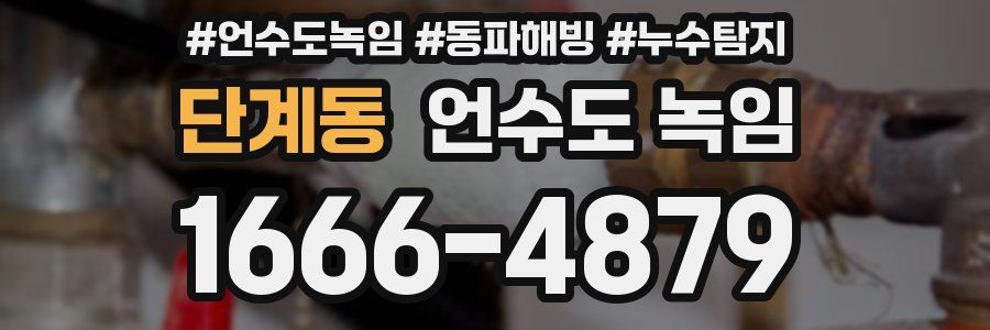 단계동 언수도 녹임