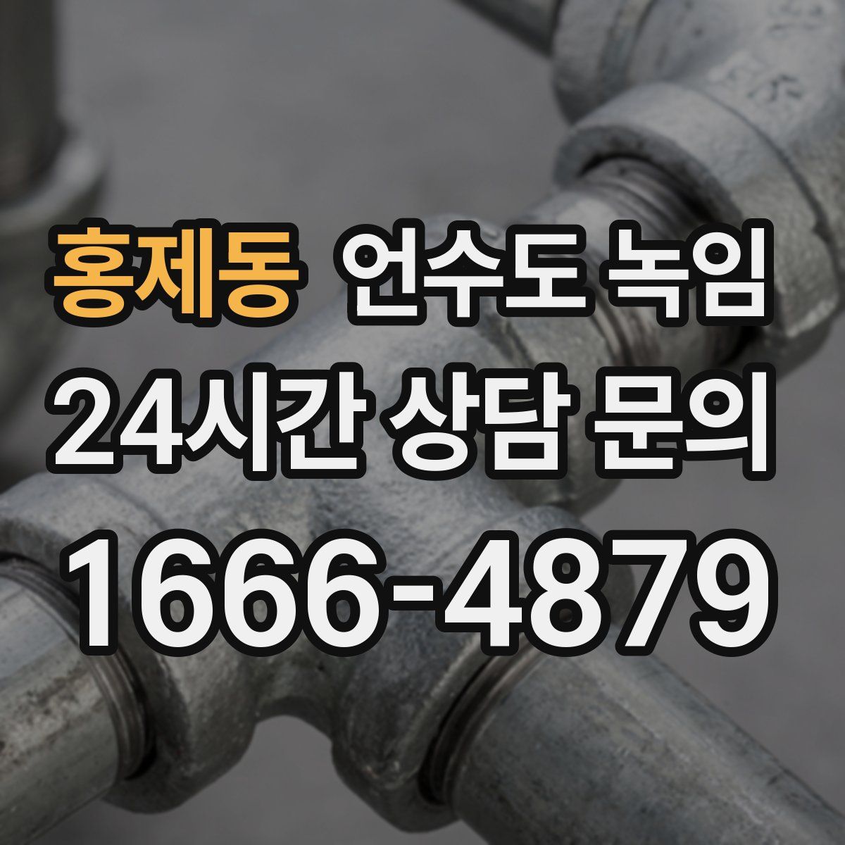 홍제동 언수도 녹임