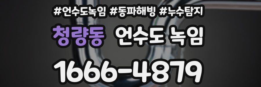 청량동 언수도 녹임