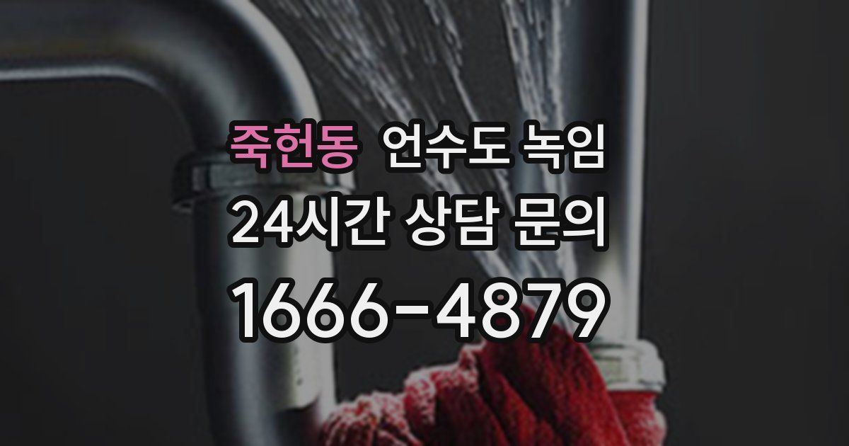 죽헌동 언수도 녹임