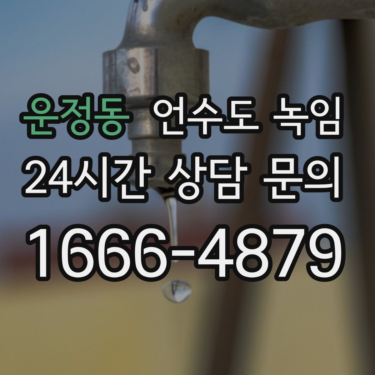 운정동 언수도 녹임