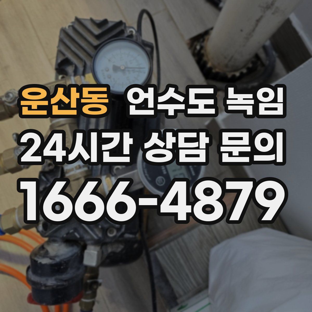운산동 언수도 녹임