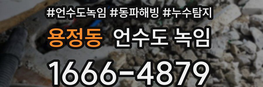 용정동 언수도 녹임