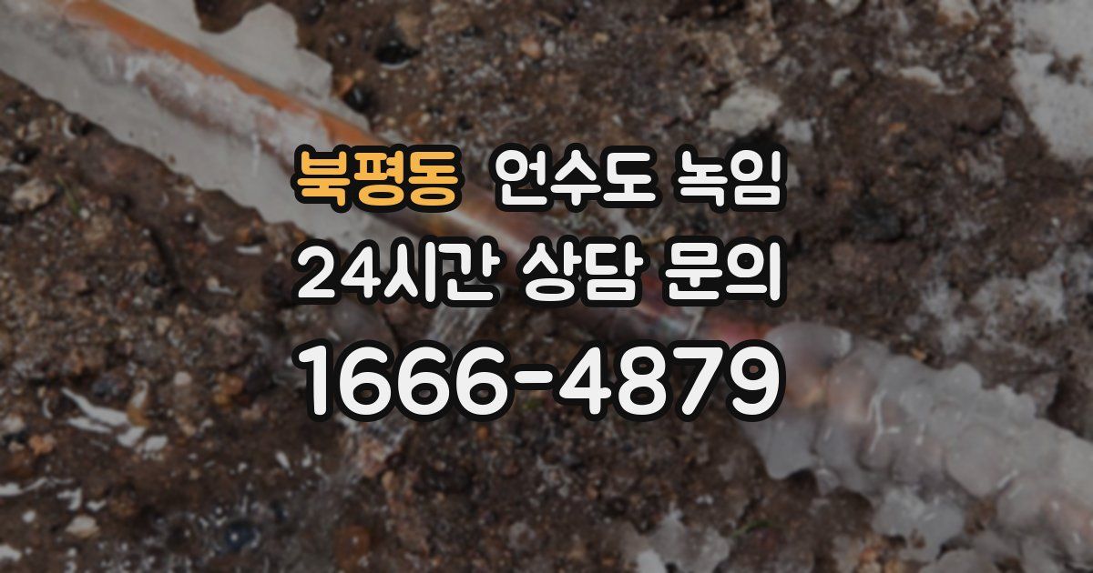 북평동 언수도 녹임