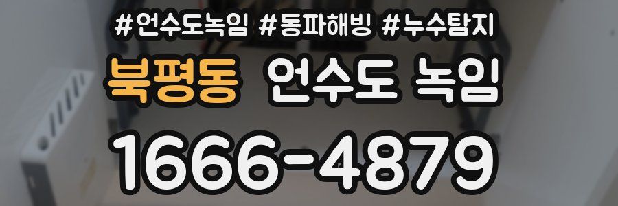 북평동 언수도 녹임