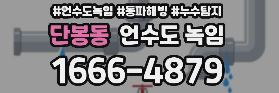 단봉동 언수도 녹임