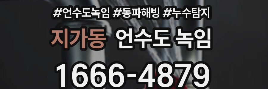 지가동 언수도 녹임