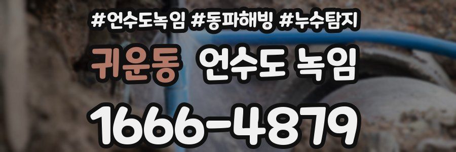 귀운동 언수도 녹임