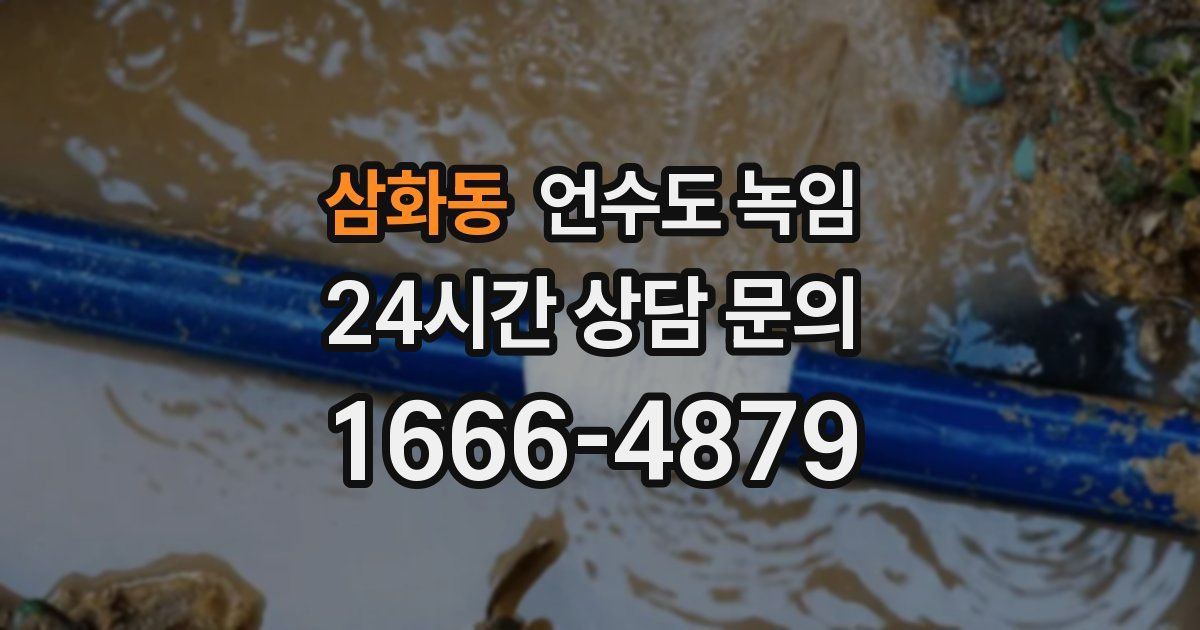 삼화동 언수도 녹임