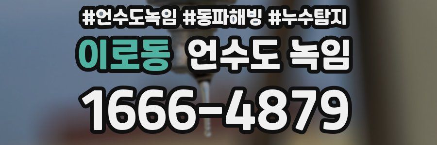 이로동 언수도 녹임