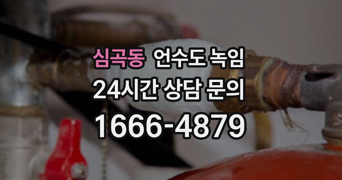 심곡동 언수도 녹임