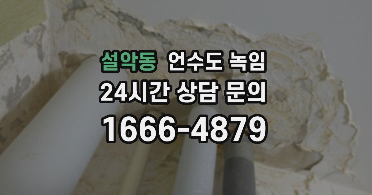 설악동 언수도 녹임