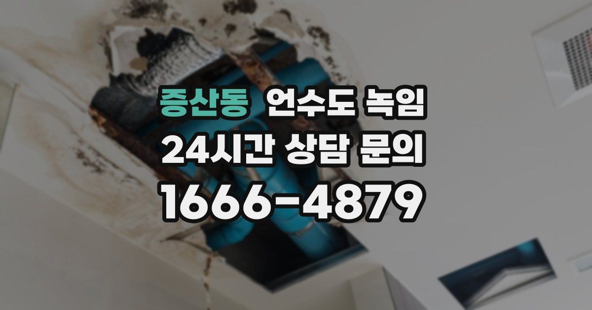 증산동 언수도 녹임