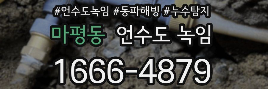 마평동 언수도 녹임