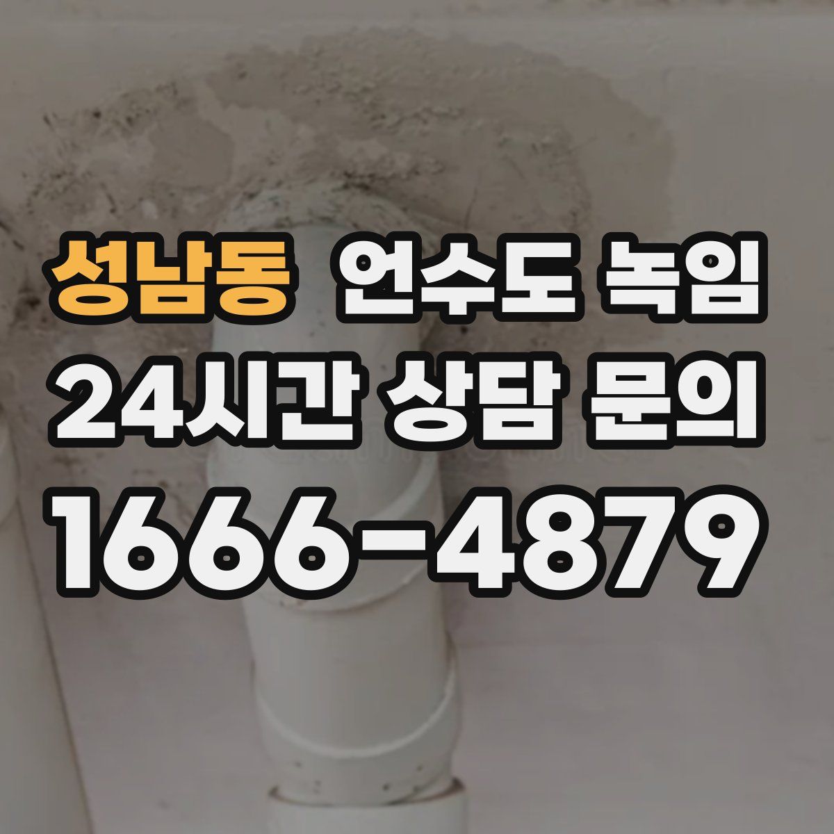 성남동 언수도 녹임