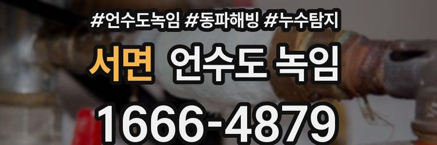 서면 언수도 녹임