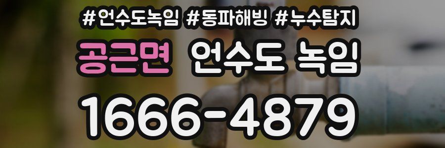 공근면 언수도 녹임