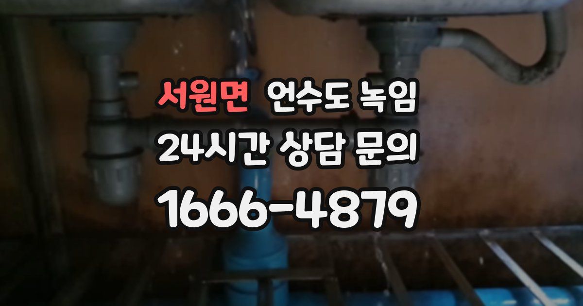 서원면 언수도 녹임