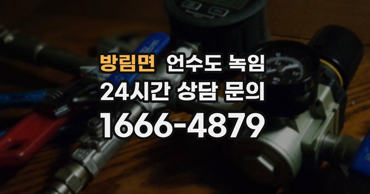 방림면 언수도 녹임