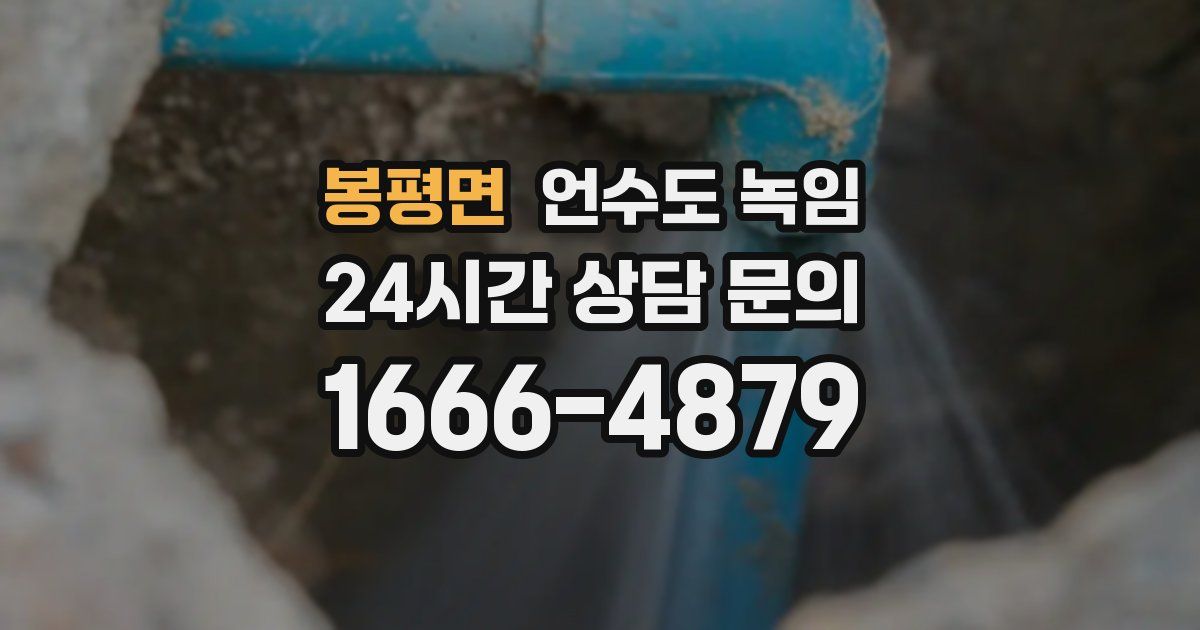 봉평면 언수도 녹임