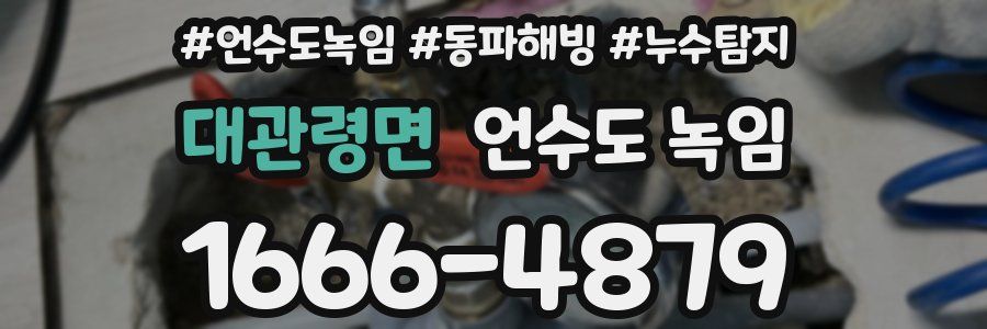 대관령면 언수도 녹임