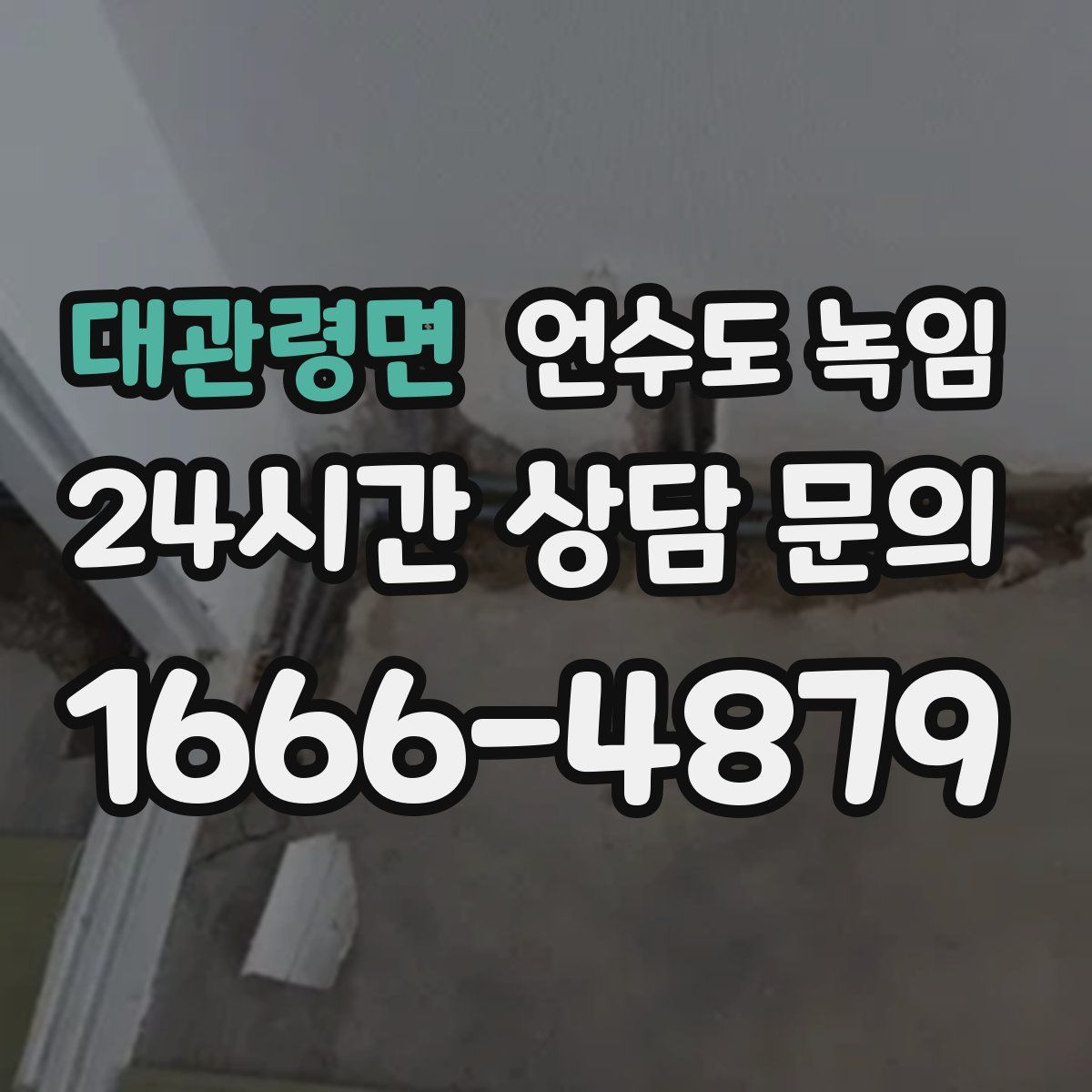 대관령면 언수도 녹임