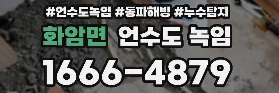 화암면 언수도 녹임