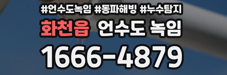 화천읍 언수도 녹임