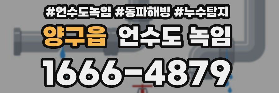 양구읍 언수도 녹임
