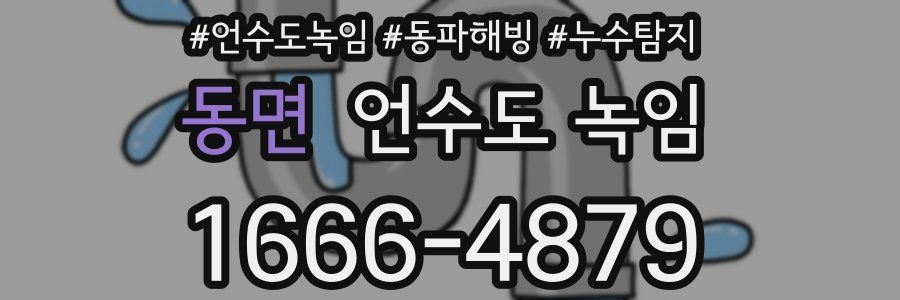 동면 언수도 녹임