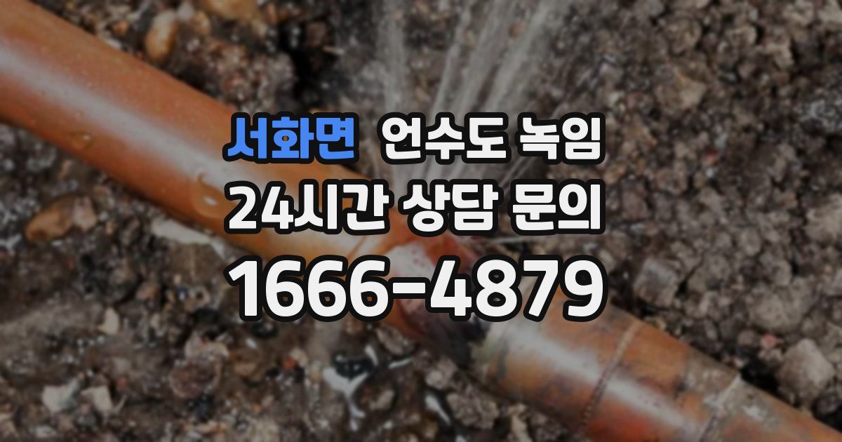 서화면 언수도 녹임