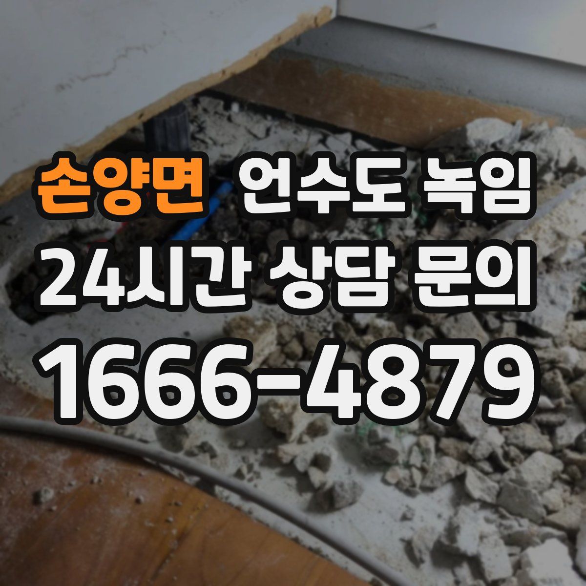 손양면 언수도 녹임