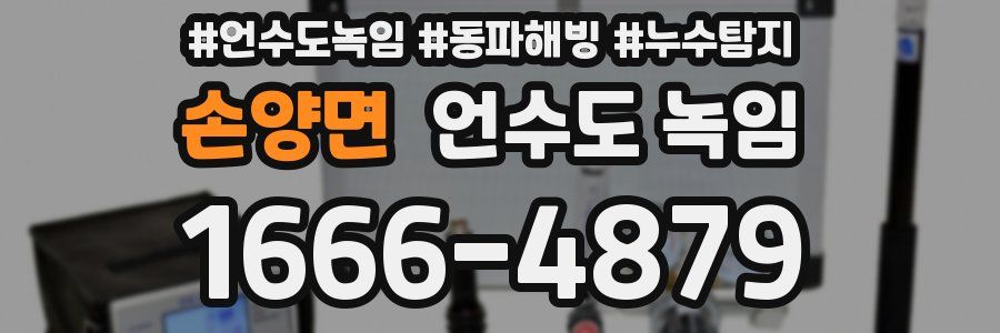 손양면 언수도 녹임