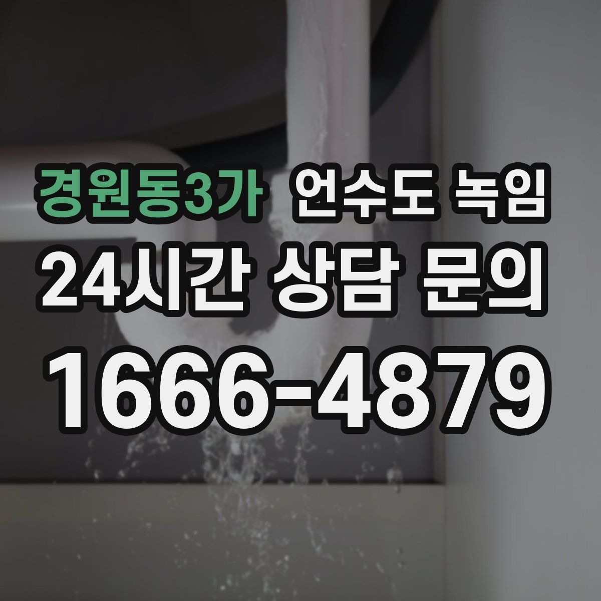 경원동3가 언수도 녹임