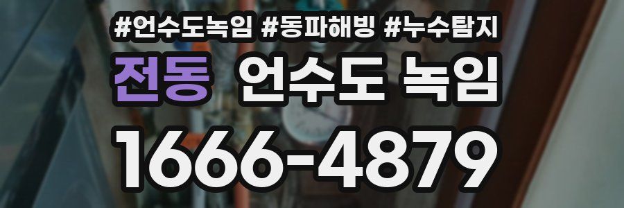 전동 언수도 녹임