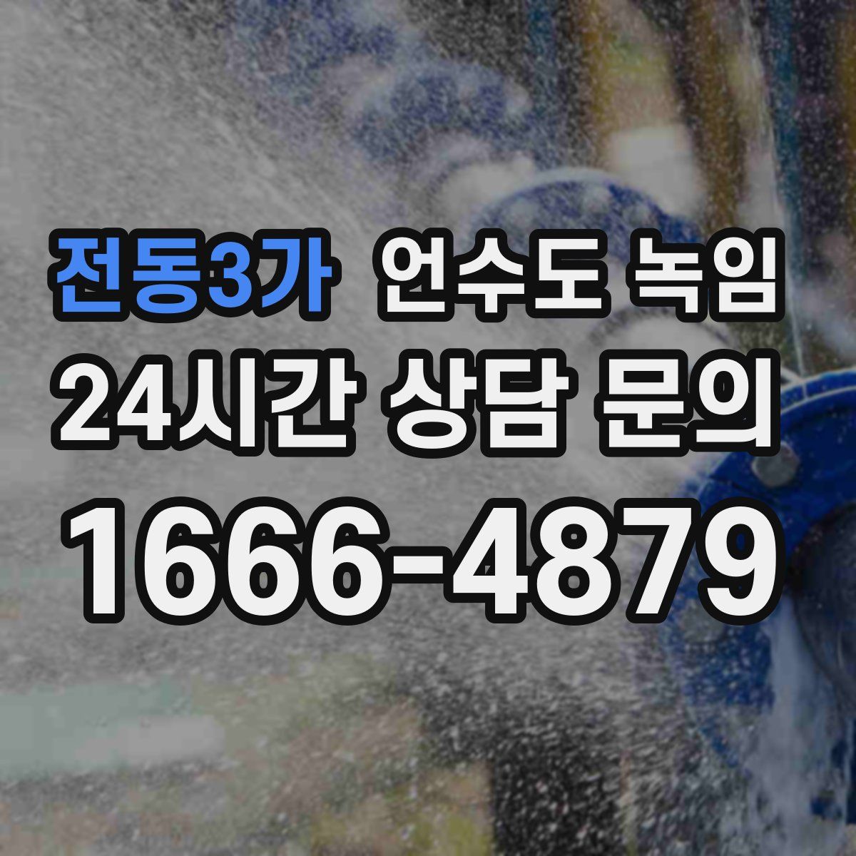 전동3가 언수도 녹임