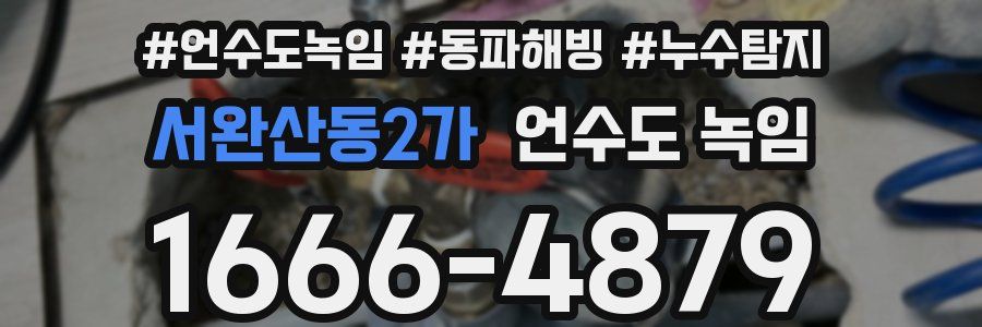 서완산동2가 언수도 녹임