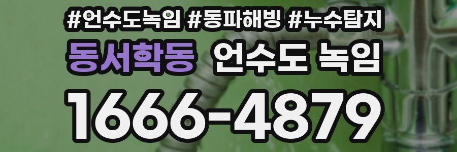 동서학동 언수도 녹임