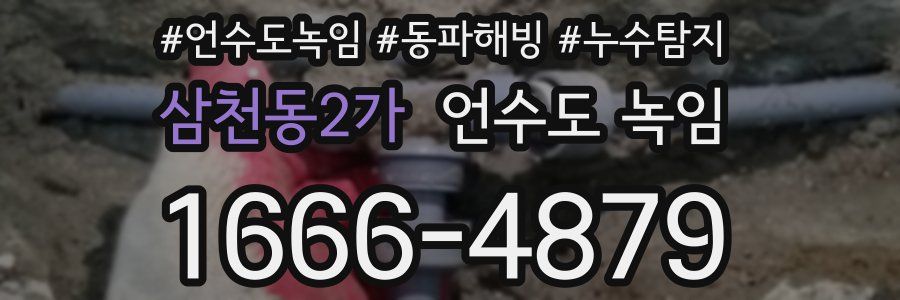 삼천동2가 언수도 녹임